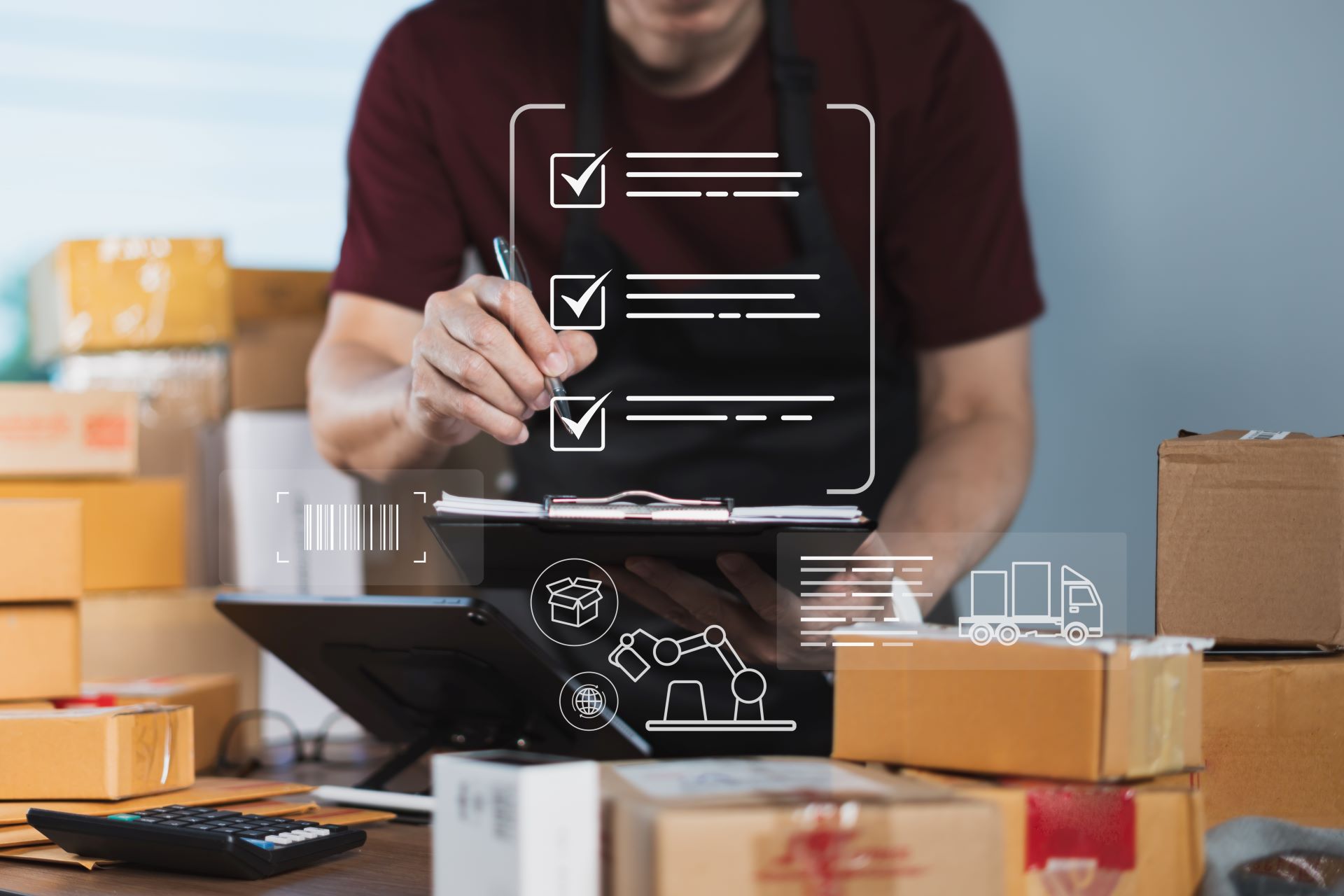 Checkliste zur Versandoptimierung in kleinem Versandlager